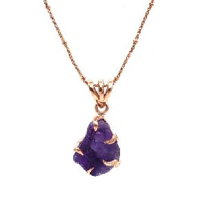 amethyst gemstone necklace