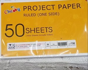 Project Paper Sheets