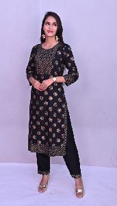 reyon printed kurti