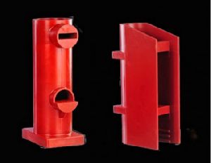 Resin cast interrupter housing