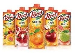 real fruit juice