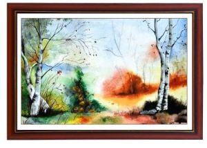 framed painting