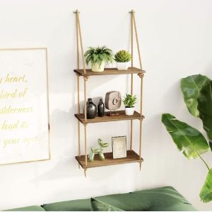 Wooden Wall Hanging Shelves