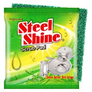 Steel Shine Nylon Scrub Pad