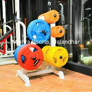 Gym Weight Plate Rack