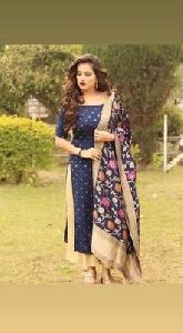 Banarasi Silk Suit
