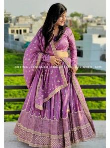 Taffeta Lehenga Choli