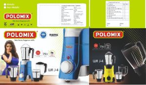 POLOMIX WR-J4 MIXER GRINDER WITH 4JAR 750W