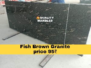 Fish brown granite