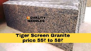 Tiger screen granite