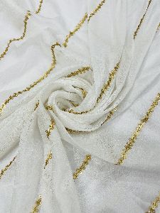 Embroidered Chiffon Fabric