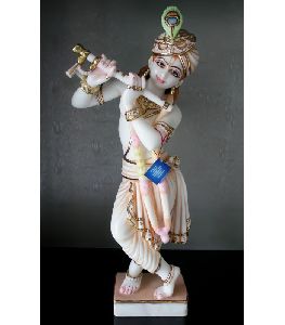 Marble Krishna Statue