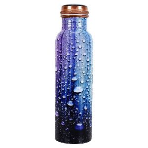 Printed Copper Water Bottle