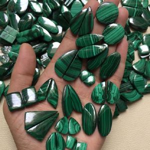 Malachite Cabochon Gemstone