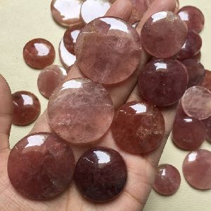 Strawberry Quartz Cabochon Gemstone