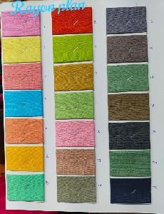 rayon plain fabric