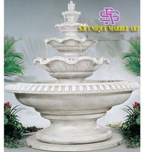 White Marble Fountain