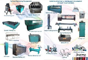 rotary screen printing machine parts