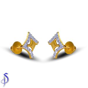 Sparkling Diamond Earrings