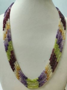 Semi Precious Multi Necklace