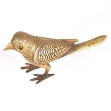 Brass Bird statue