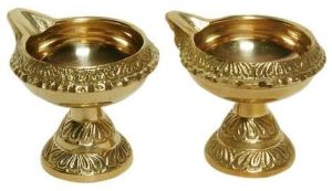 brass decorative diya