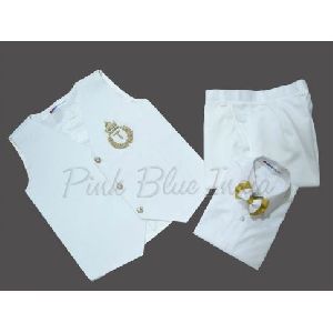 White Waistcoat Set