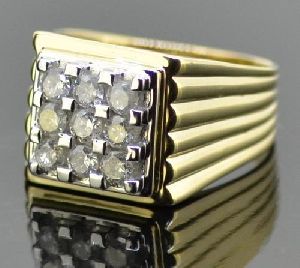 Casual Mens Diamond Rings