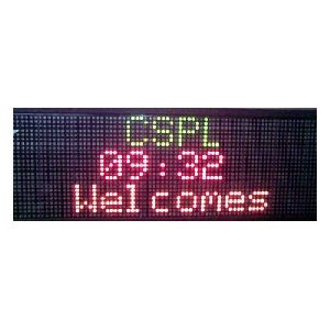 Tri Color Message Display