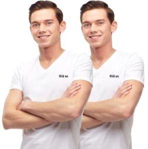 Wild We Premium Cotton Half Sleeves Vest for Men (Pack of 2) - L Size