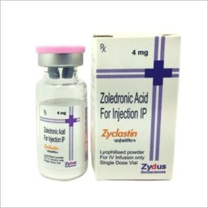 Zoldronic acid injection