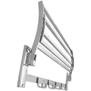 24 Inch Folding Square Towel Rack