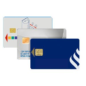 Plastic Contact Chip Card