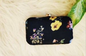 Canvas clutch bag