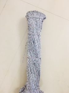 Plastic silver rope