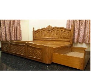 Wooden Bed