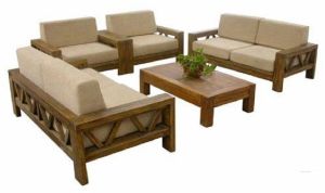 Wooden Sofa Set