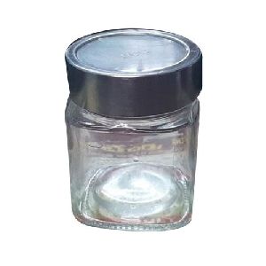 Round Glass Storage Jar