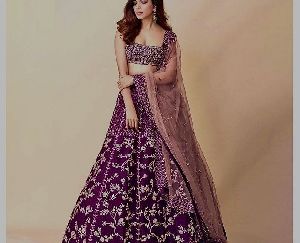 Purple Lehenga Choli