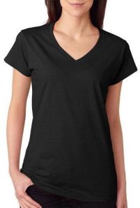 Ladies V Neck T-Shirts