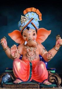 3 Feet POP Colored Ganesha Statue