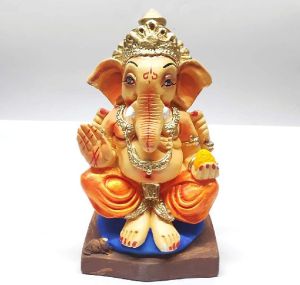 6 Inch POP Colored Ganesha Statue