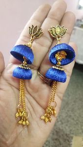 SILK THREAD EARRINGS