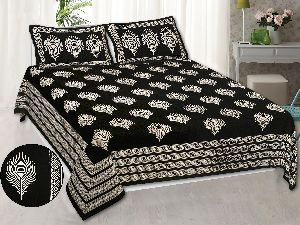 Premium Print Double Bed Sheets