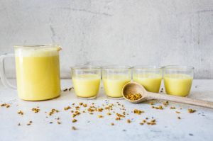 Jaggery and Turmeric Peanut Milk