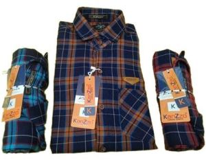 Mens Full Sleeve Check Shirt