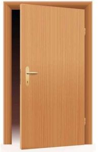 hardwood flush door