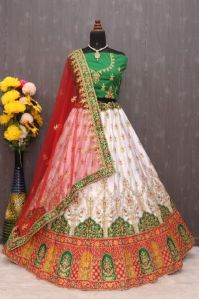 White lehenga for Wedding