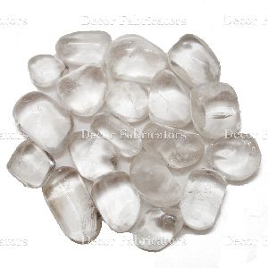 Natural White Crystal Tumbled Stone