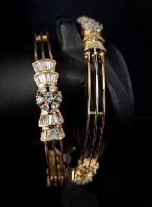 CZ Diamond Bangles